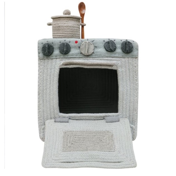 Gray Knit Play Oven Set - Picture 1 of 5